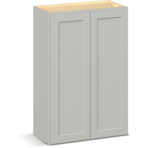 RELIABILT Parkstone II Wall Cabinet, Light Gray, 24" W, 2 Doors, Fully Assembled - 641311 | Lowe's Pro Supply